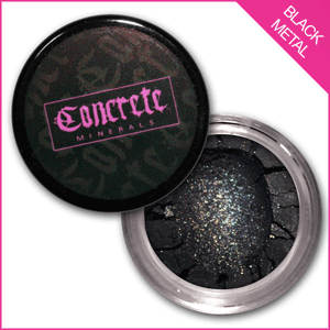 Concrete Minerals Mineral Eyeshadow  Black Metal